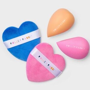 4pc Makeup Sponge and Powder Puff Set - Roller Rabbit x Target